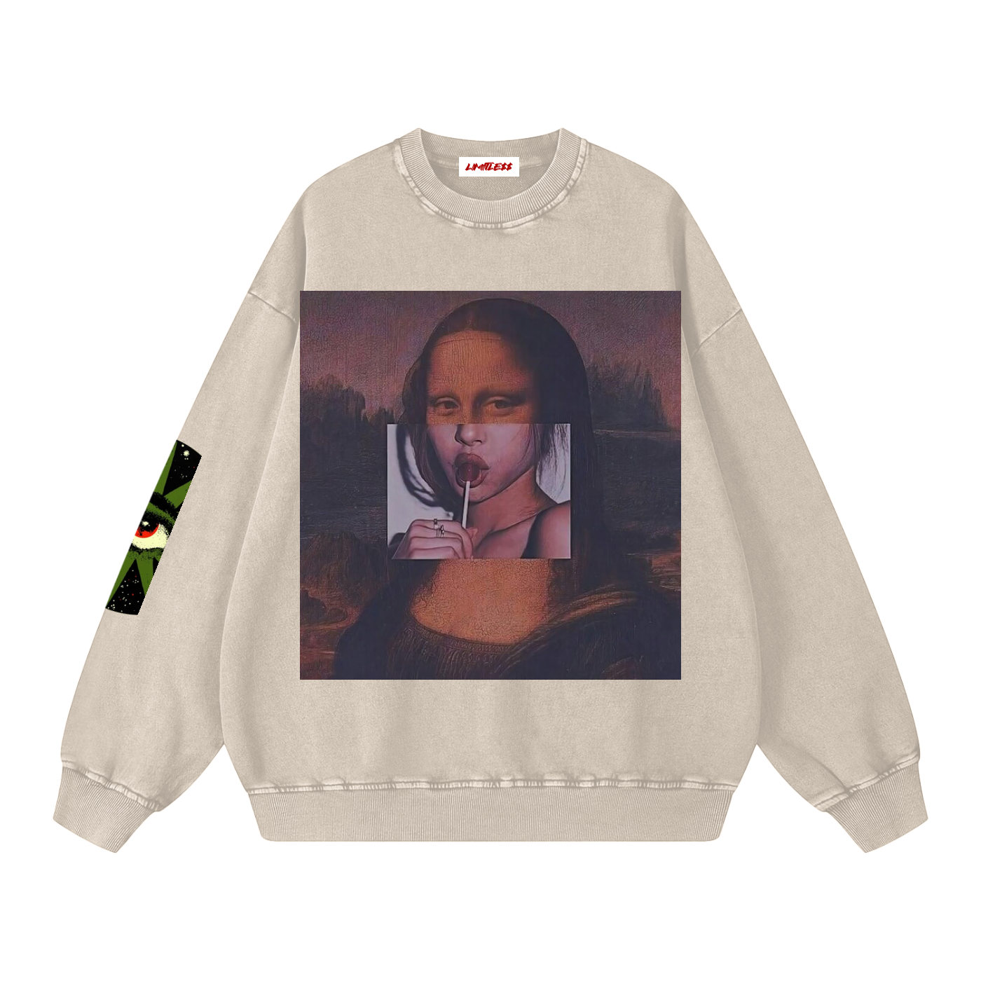 Snow Washed Oversized Sweatshirt