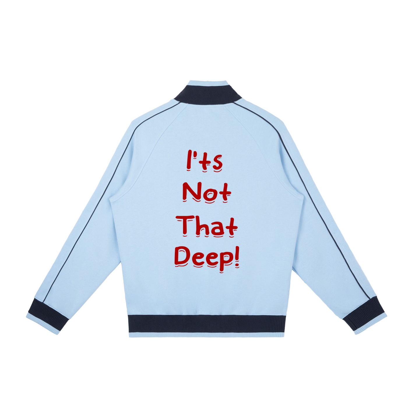 Color Block Raglan Sleeve Zip Track Jacket