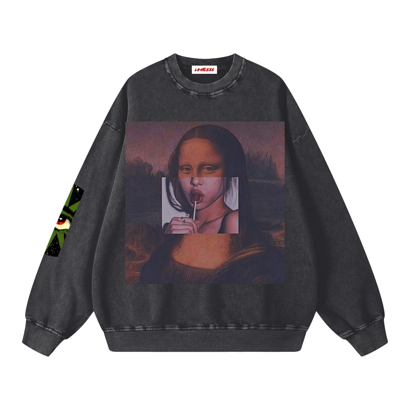 Snow Washed Oversized Sweatshirt