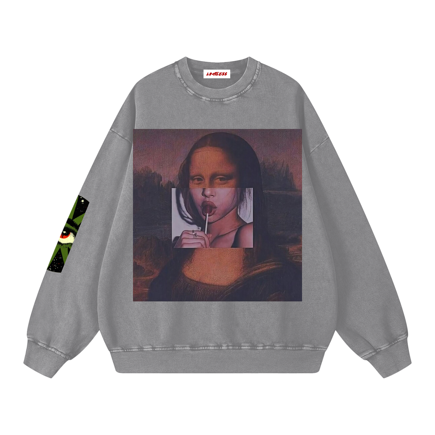 Snow Washed Oversized Sweatshirt