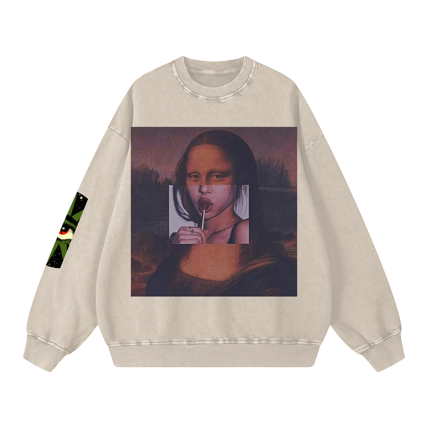 Snow Washed Oversized Sweatshirt