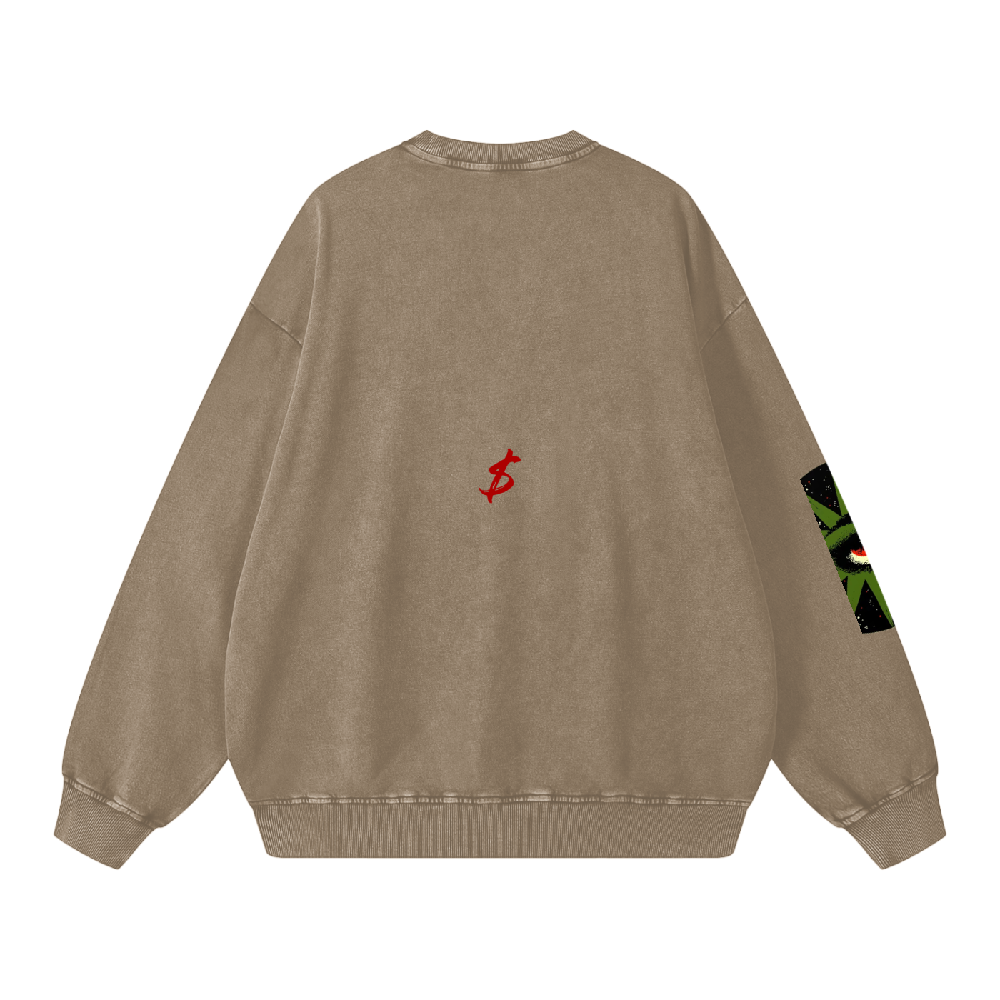 Snow Washed Oversized Sweatshirt