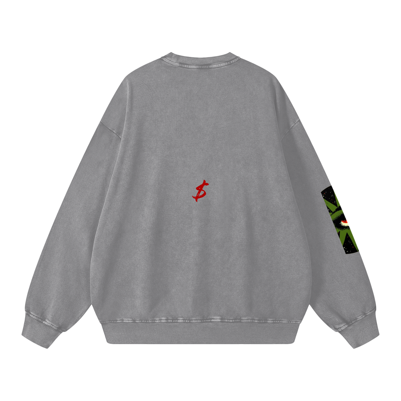 Snow Washed Oversized Sweatshirt