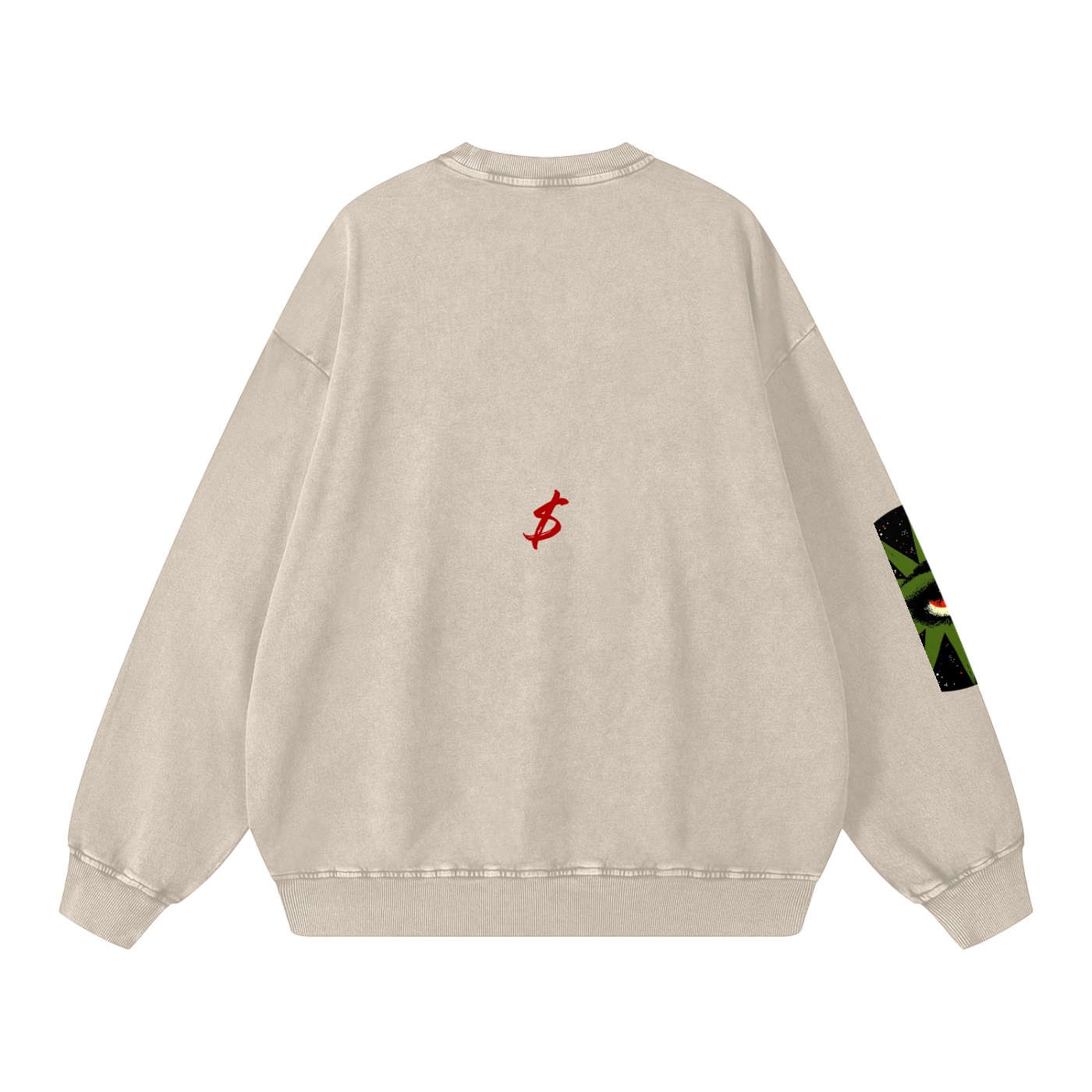 Snow Washed Oversized Sweatshirt