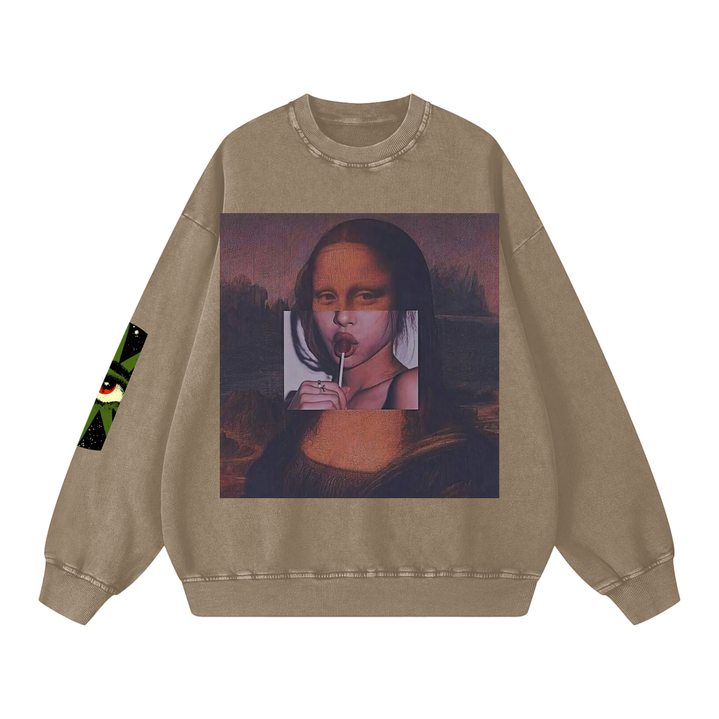 Snow Washed Oversized Sweatshirt