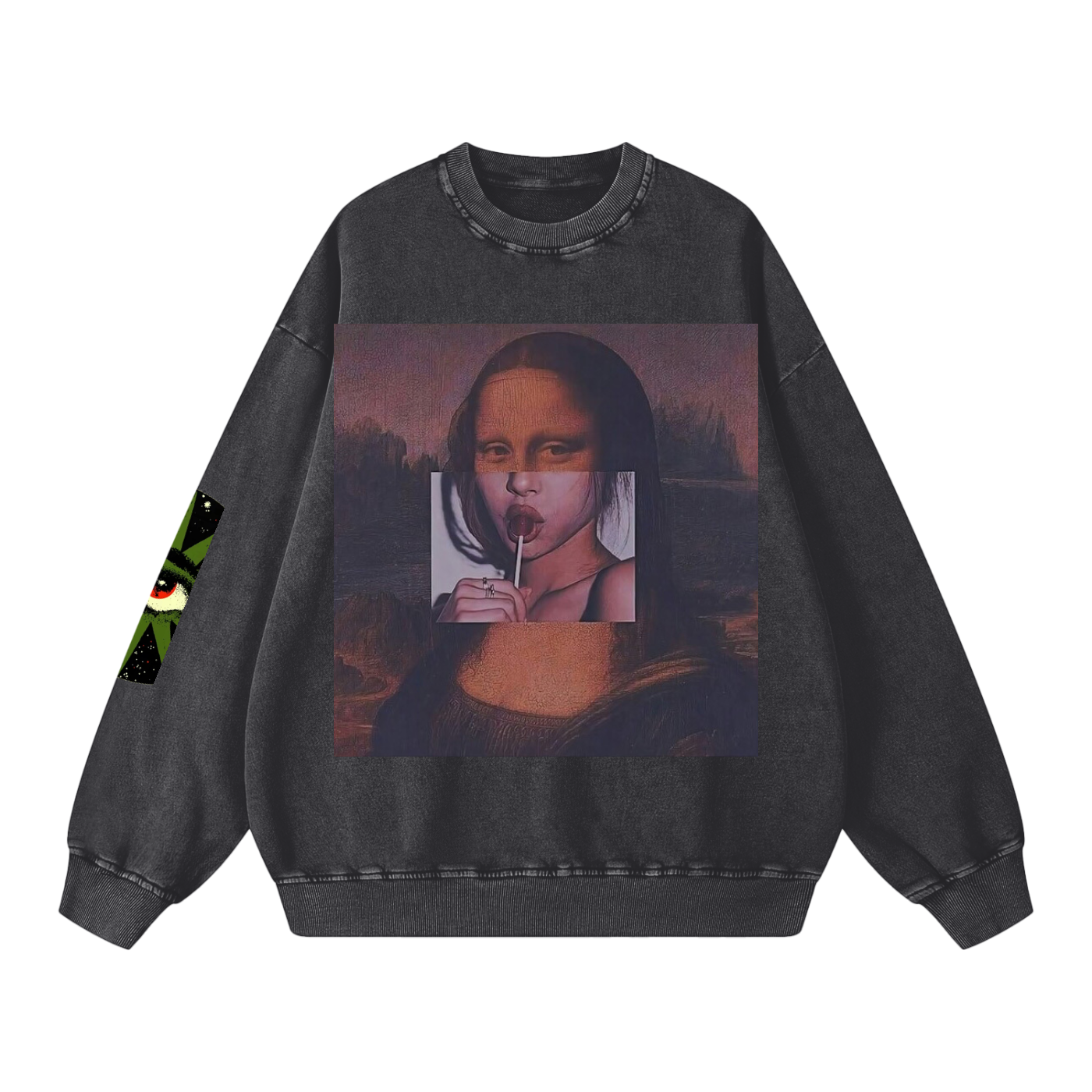 Snow Washed Oversized Sweatshirt